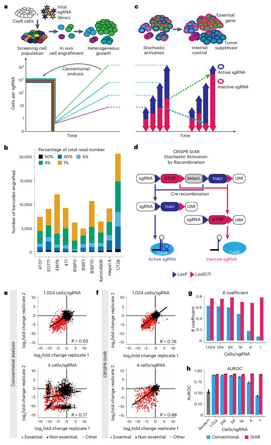 Figure 1. CRISPR-StAR overcomes high noise in experimental screening