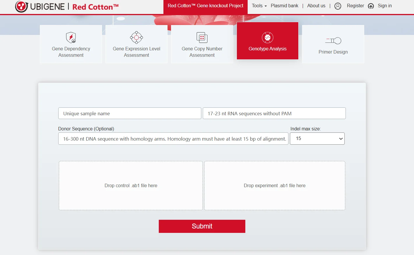 Ubigene Genotype Analysis System.