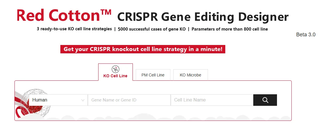 Red Cotton CRISPR Gene Editing Designer